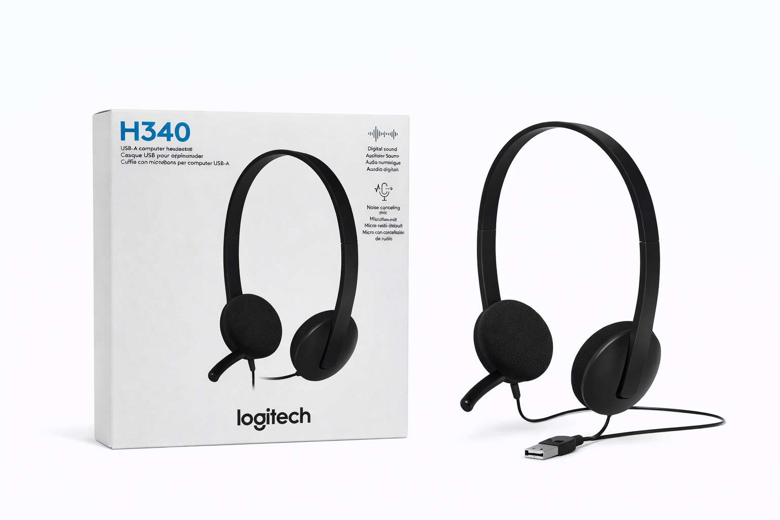 LOGITECH HEADPHON H340 USB
