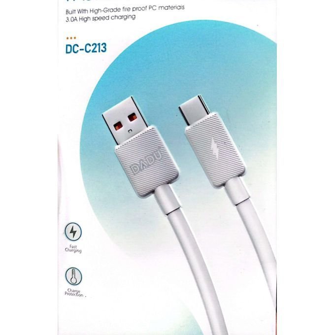 كابل دادو DC-C213 فائق السرعة USB إلى تايب-سي بقوة 18 واط