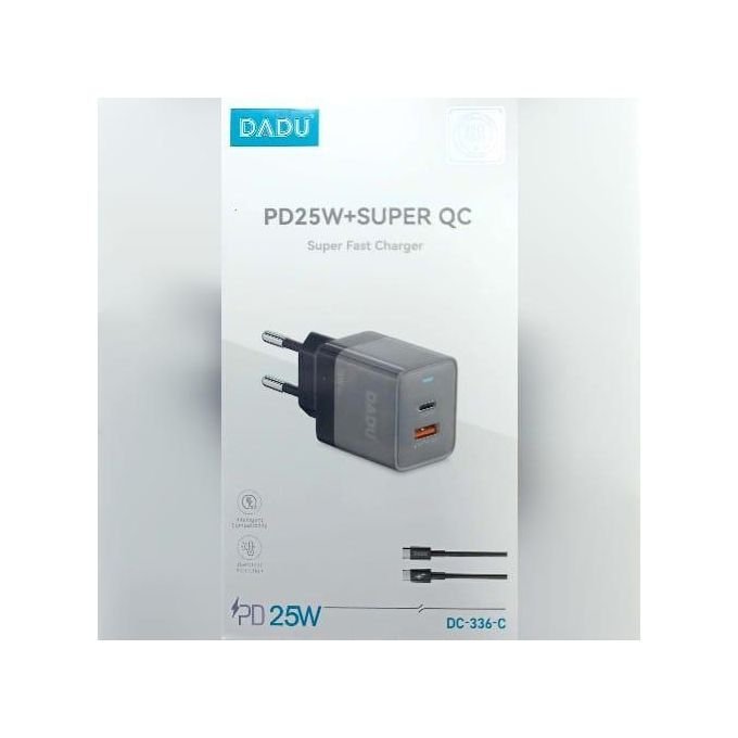 Dadu DC-336-C 25W Fast Charger, Black