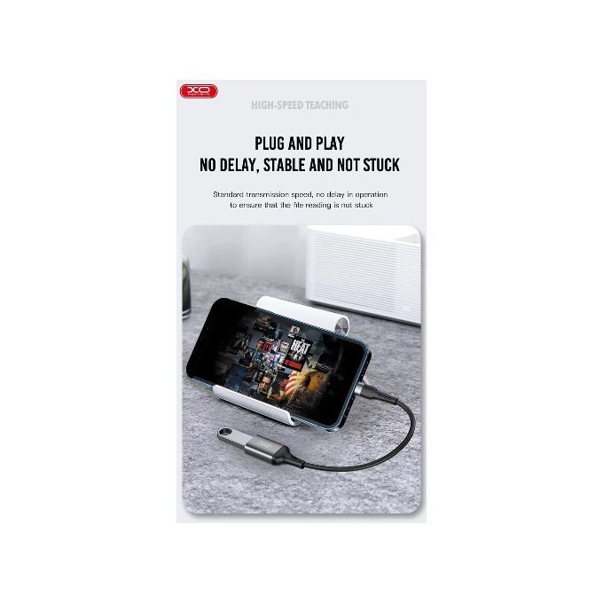 محول XO NB201 OTG 🔗 (Lightning إلى USB) - للآيفون والآيباد
