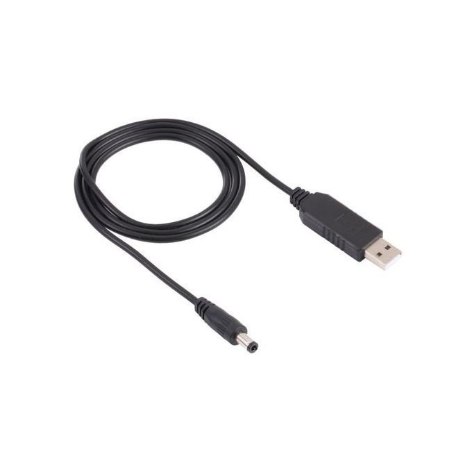 USB Boost Light CABLE OUTER DIAMTER 2.1Mm X 5.5Mm Module Cable Plug USB To DC 5V To 12V -1M