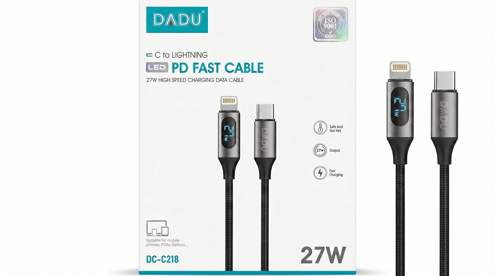 كابل Dadu DC-C218 Series - شحن سريع 27W